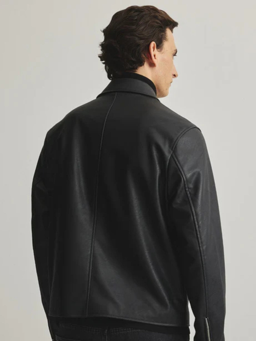 Black Leather Unisex Jacket