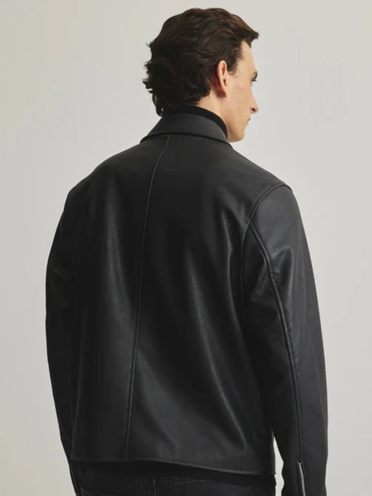 Black Leather Unisex Jacket