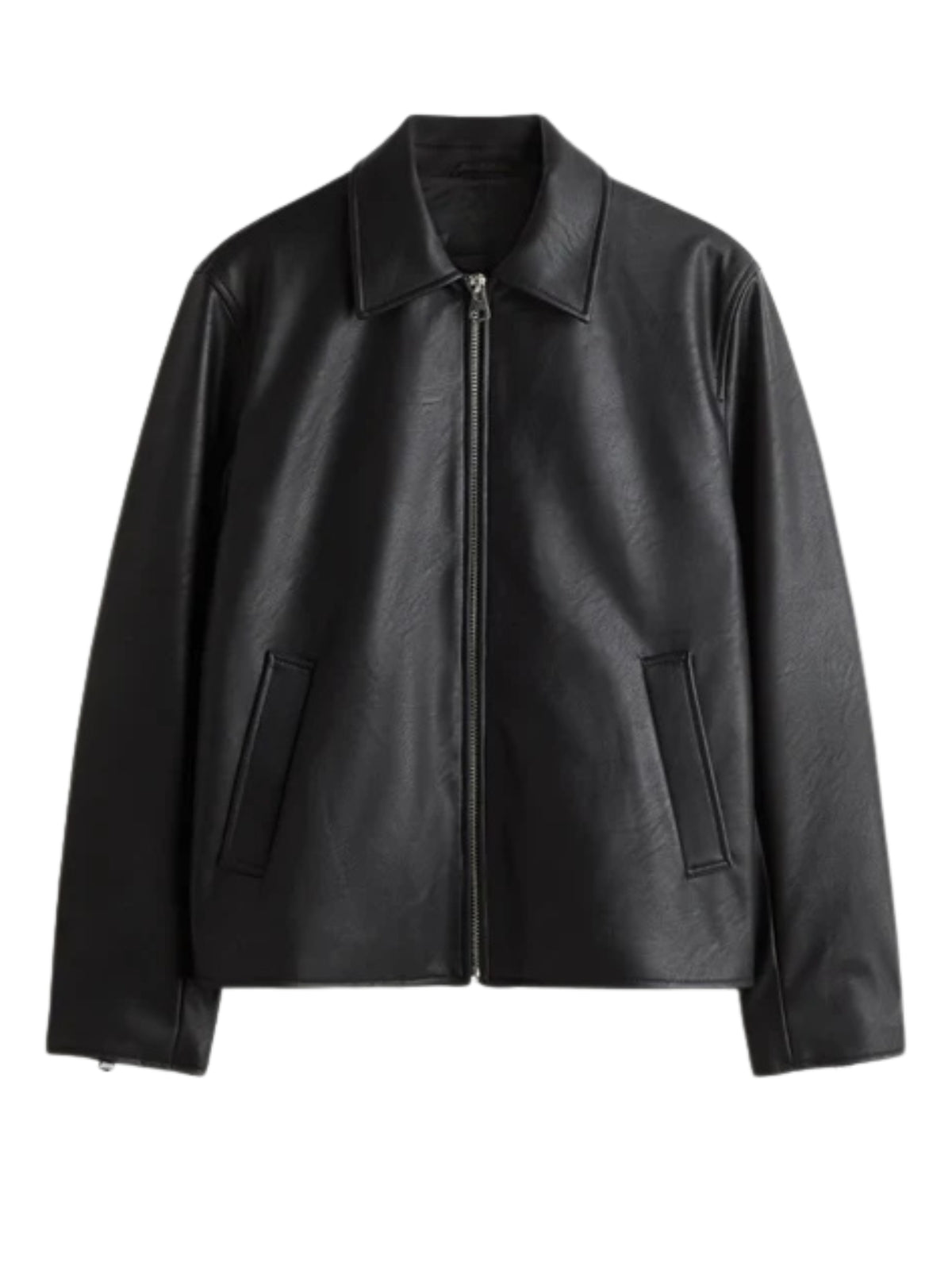 Black Leather Unisex Jacket