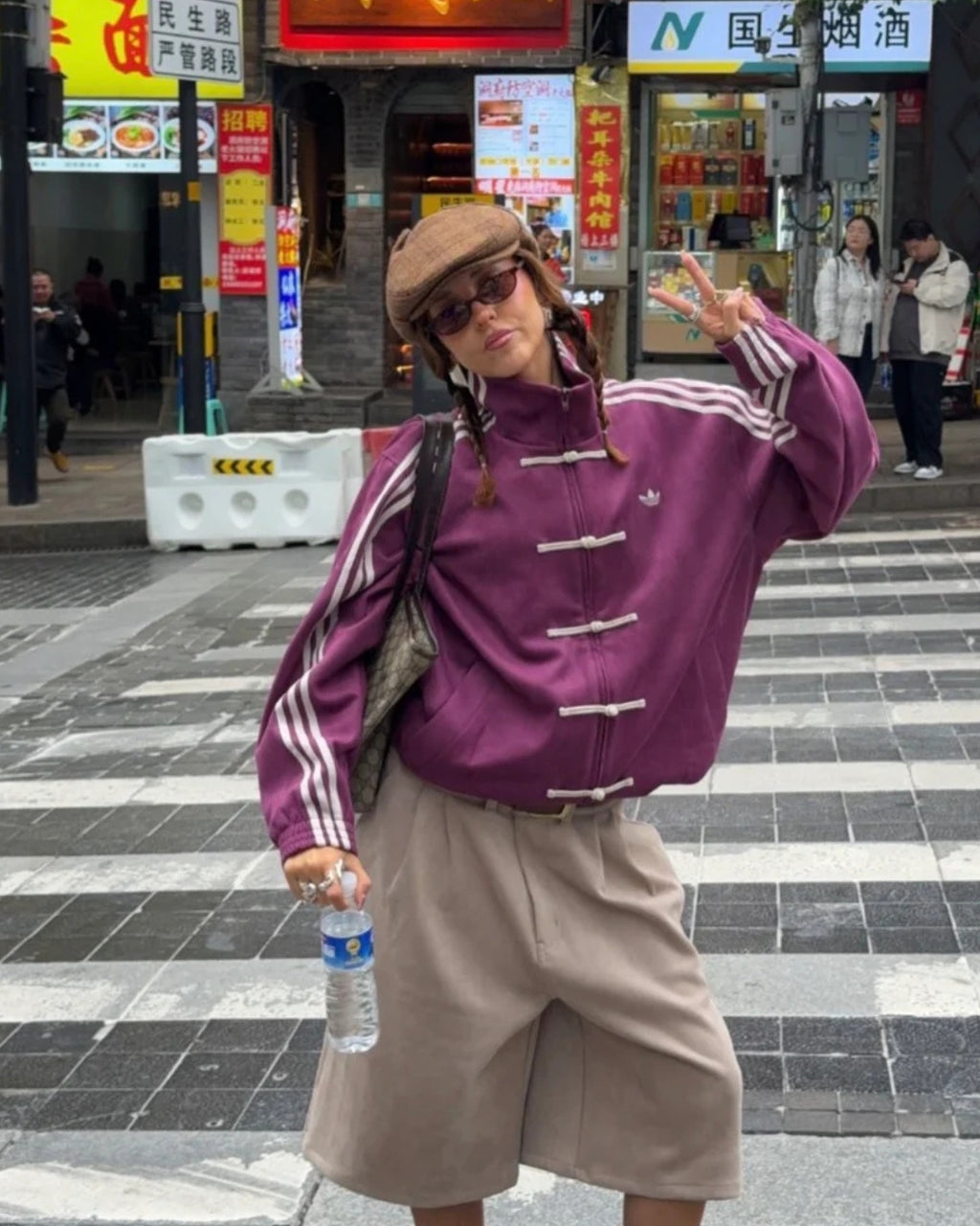 Purple Chinese New Year Unisex Jacket