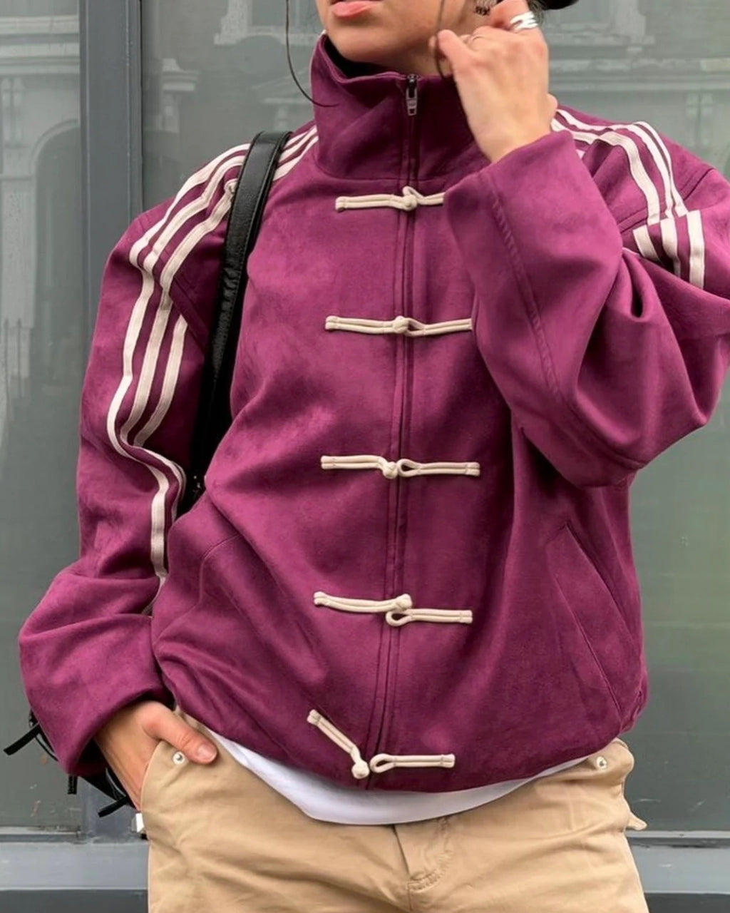 Purple Chinese New Year Unisex Jacket