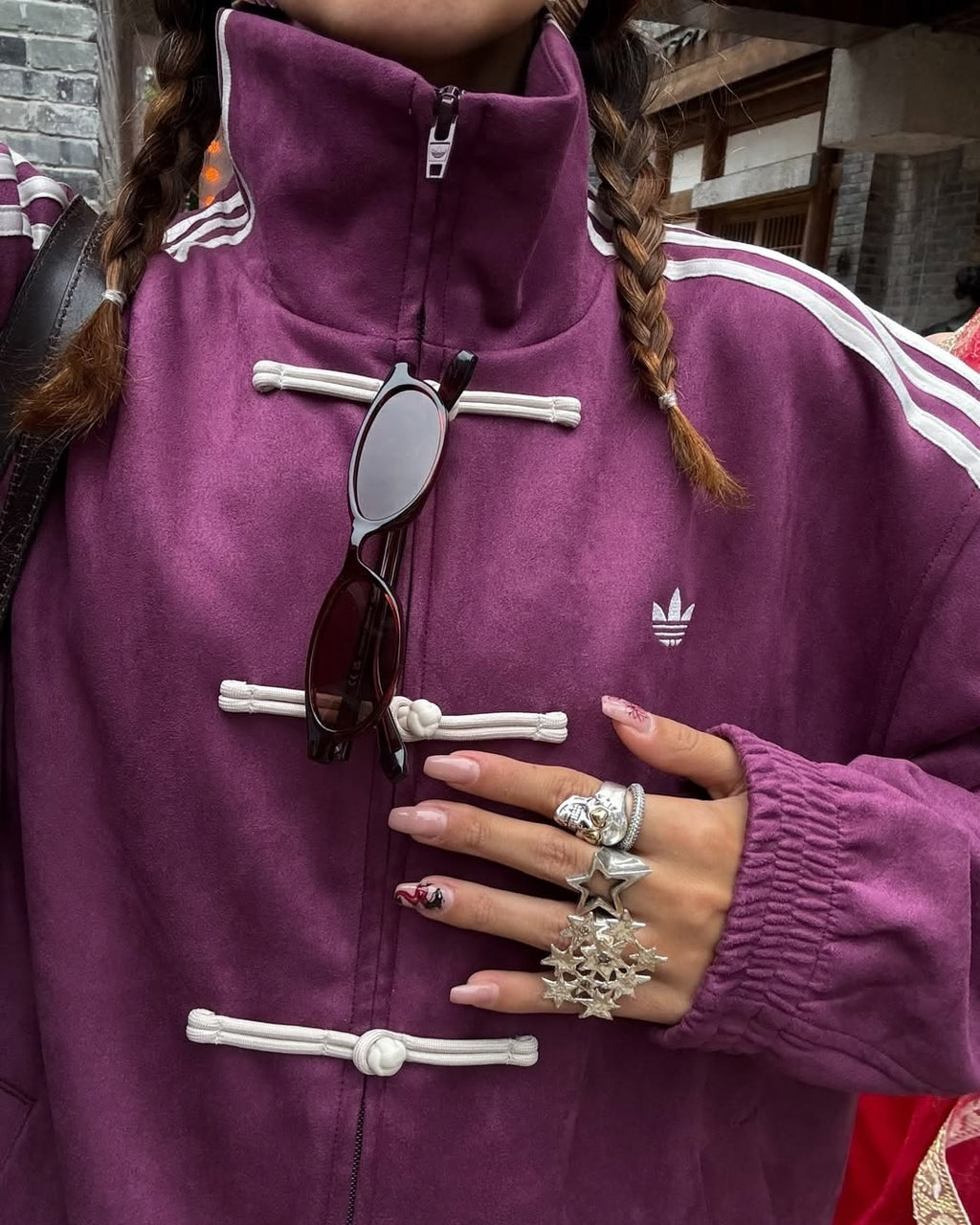 Purple Chinese New Year Unisex Jacket