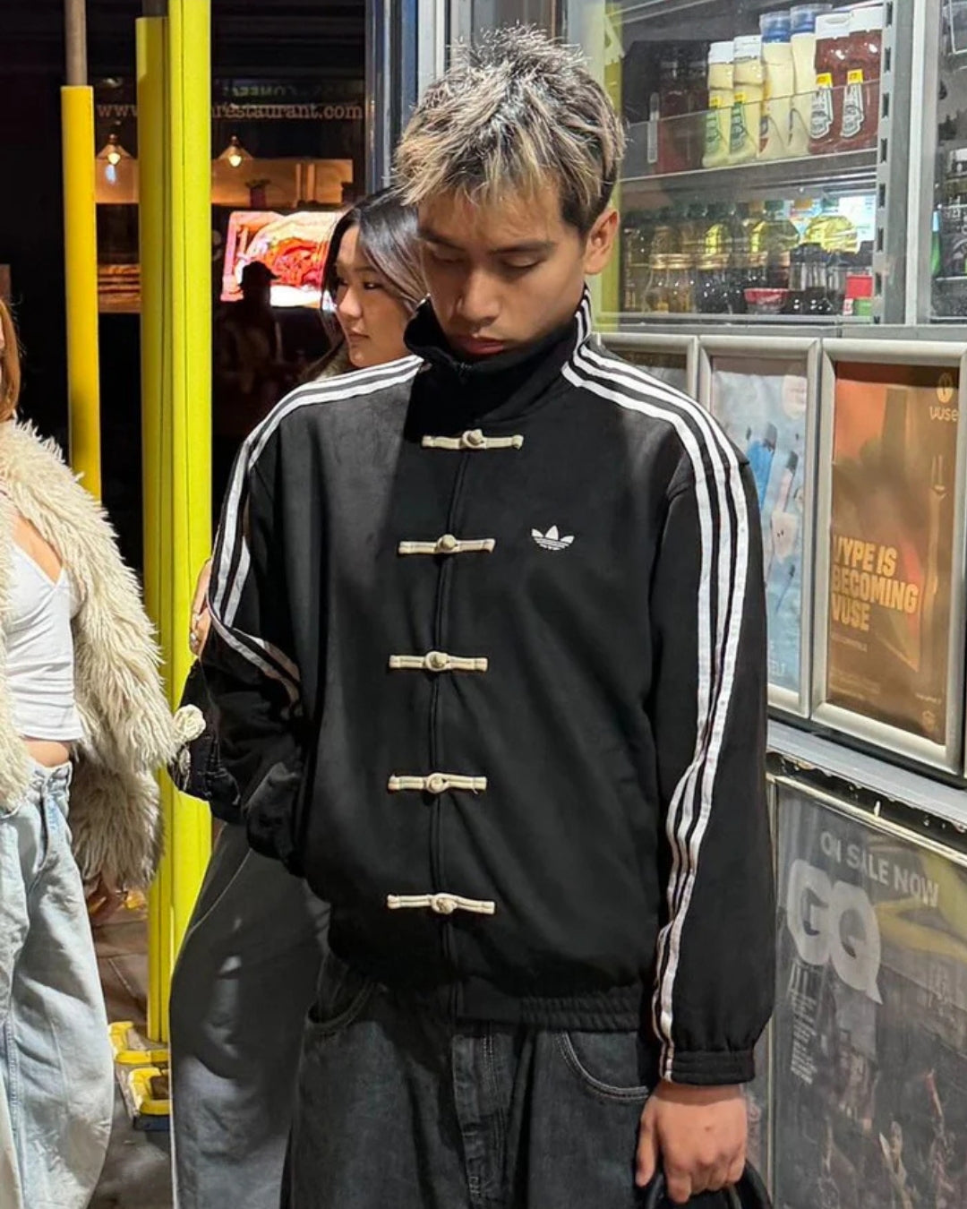 Dark Black Chinese New Year Unisex Jacket