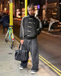 Dark Black Chinese New Year Unisex Jacket
